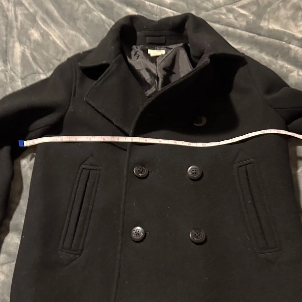 J. Crew Kids Classic Black Pea Coat